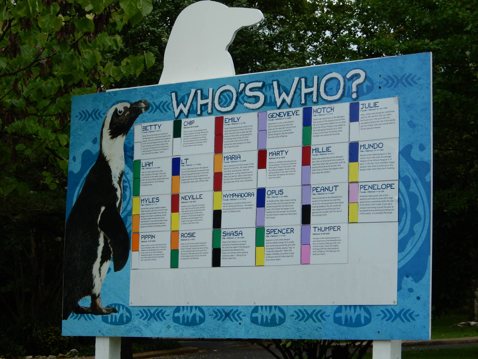 8/14/2016 - Penguin I.D. Sign