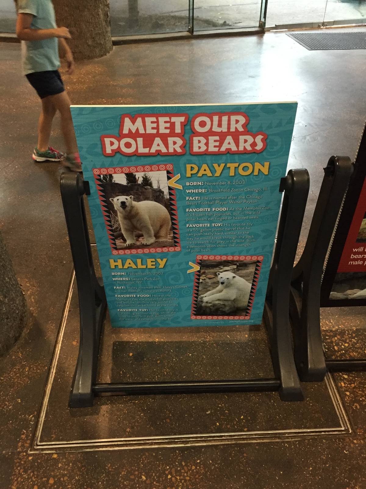 8/14/2016 - Polar Bear I.D. Sign