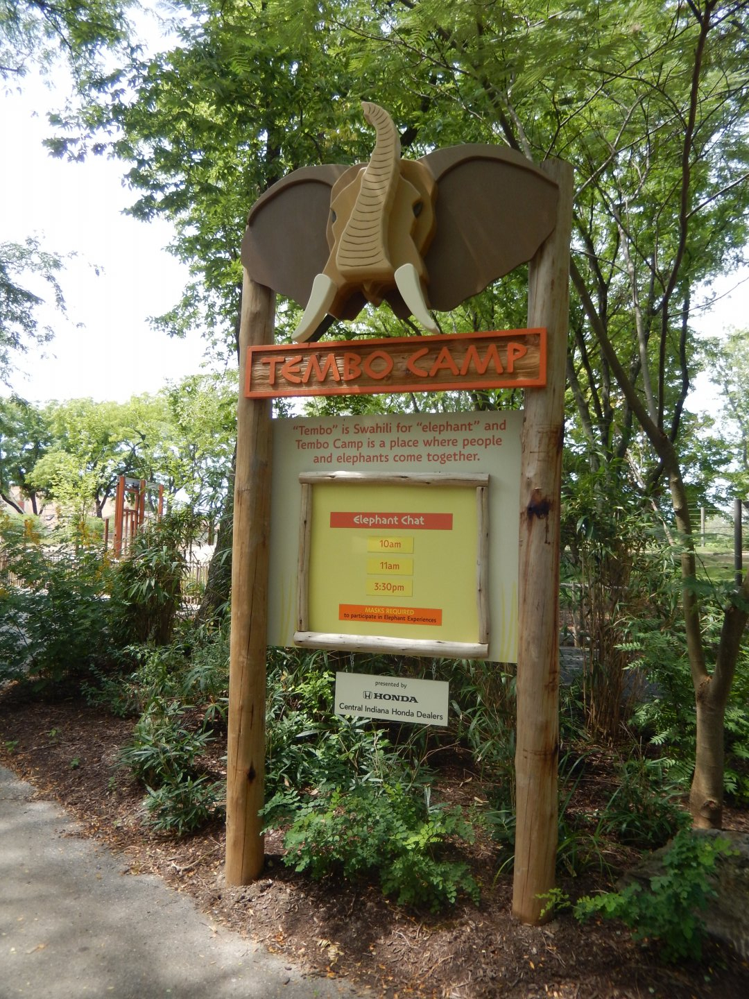 8/17/2020 - Tembo Camp - Keeper Chat Sign