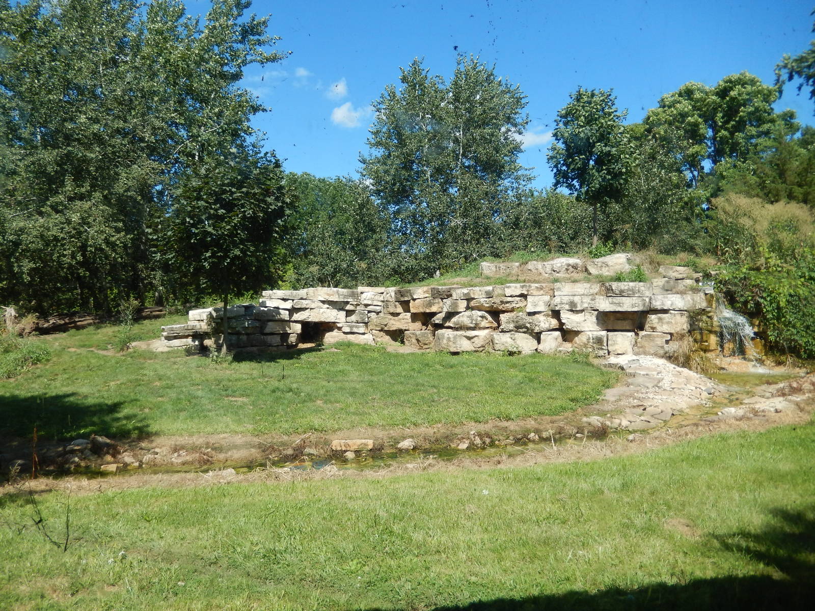 8/22/2016 - Menominee Park Zoo - Timber Wolf Habitat