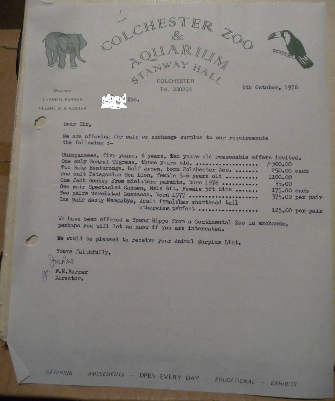 A blast from the past