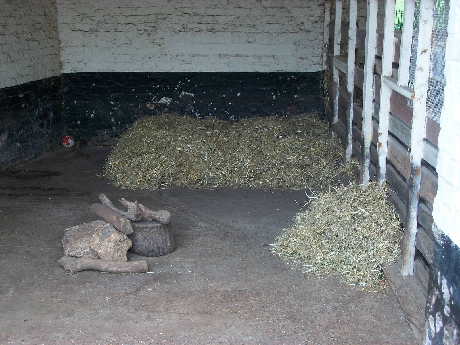 A fine pig bed made by KeeperKatie, 25th August 2014