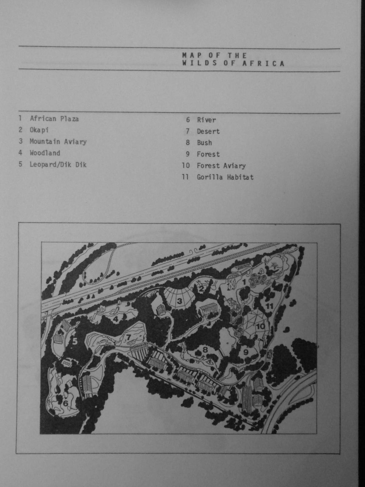 A Guidebook to the Habitats of the Wilds of Africa - 1988