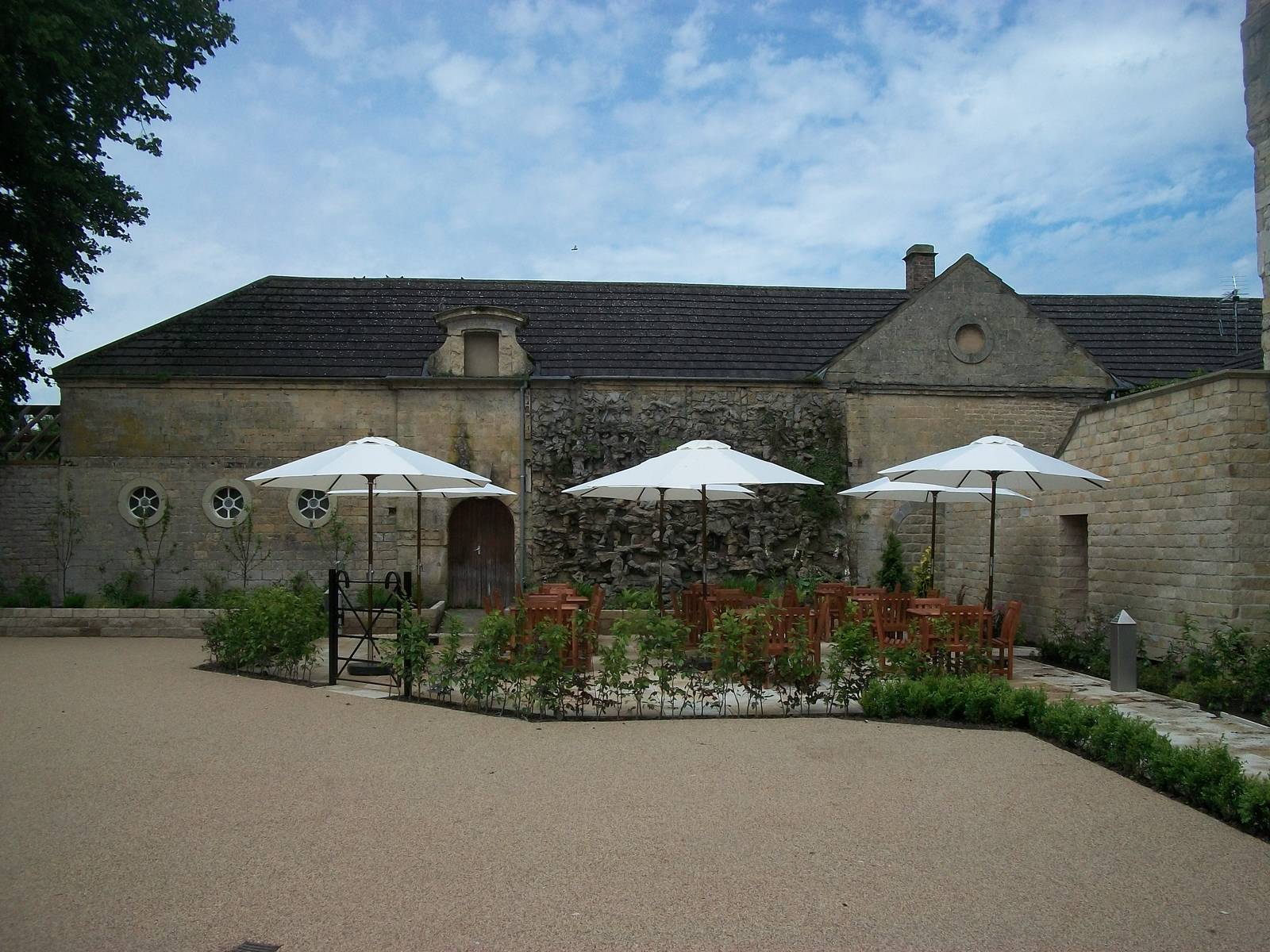 A lovely new look for the area around the Hall, 9th June 2014