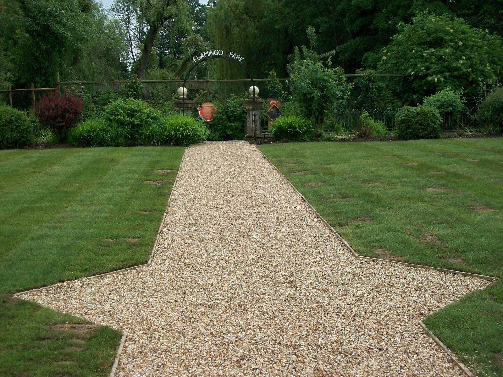 A lovely new look for the area around the Hall, 9th June 2014