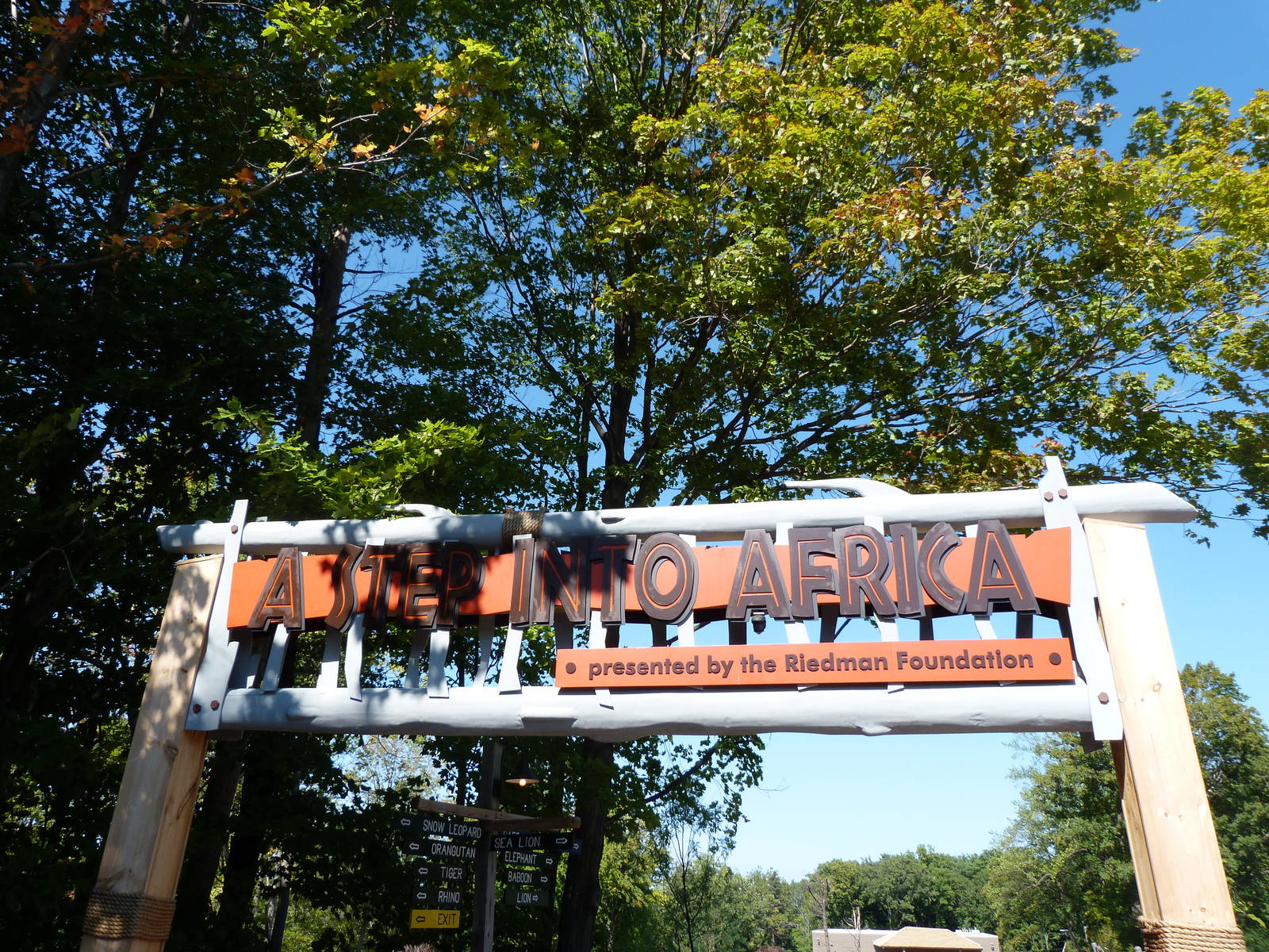 A Step Into Africa Sign 9-2-12