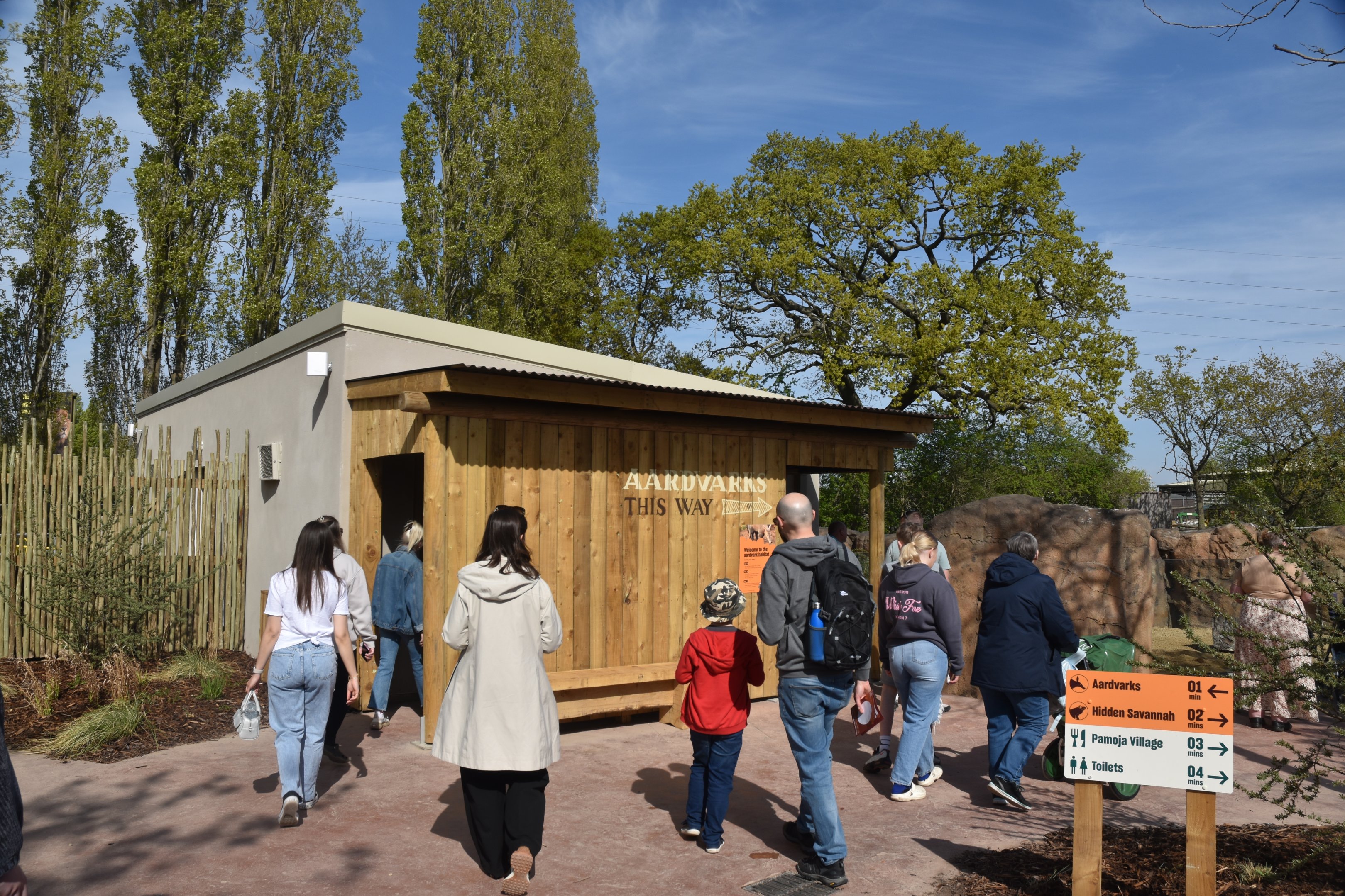 Aardvark Enclosure, Heart of Africa at Chester, 12th April 2025