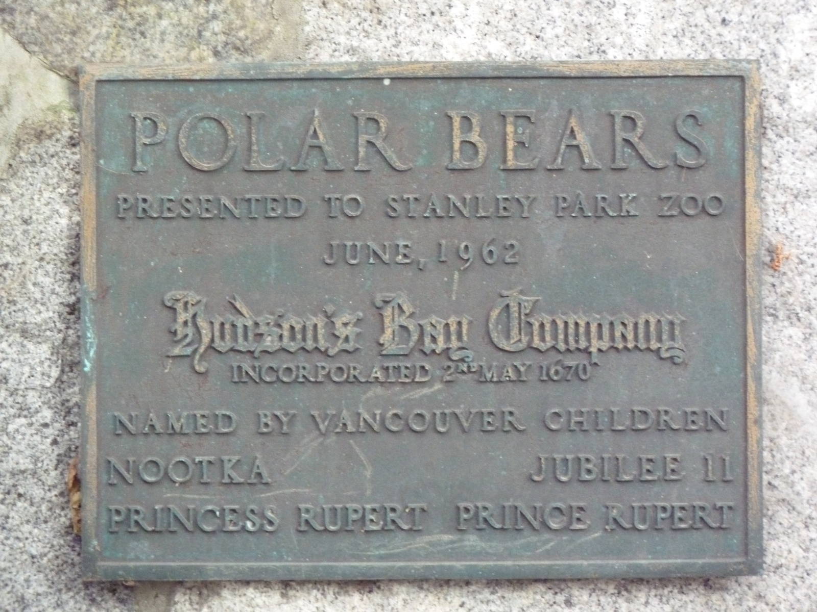 Abandoned Polar Bear Enclosure - 1962 Sign