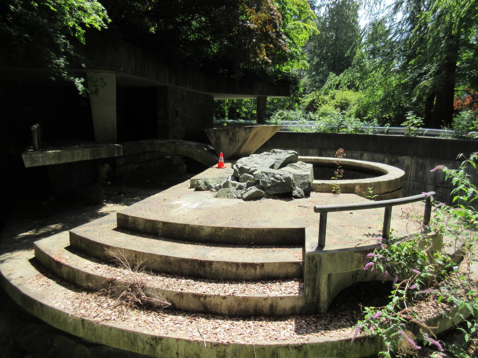 Abandoned Polar Bear Exhibit (in Stanley Park and not used since 1997)