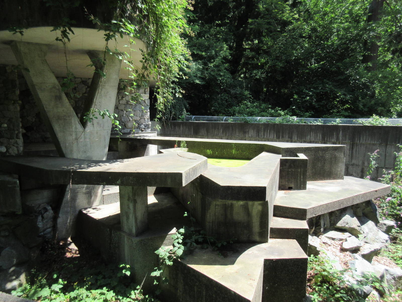 Abandoned Polar Bear Exhibit (in Stanley Park and not used since 1997)