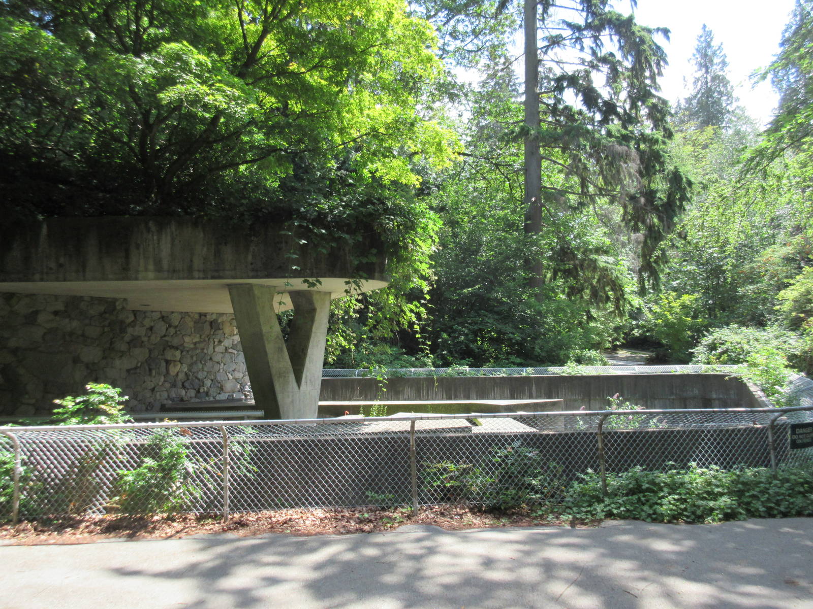 Abandoned Polar Bear Exhibit (in Stanley Park and not used since 1997)