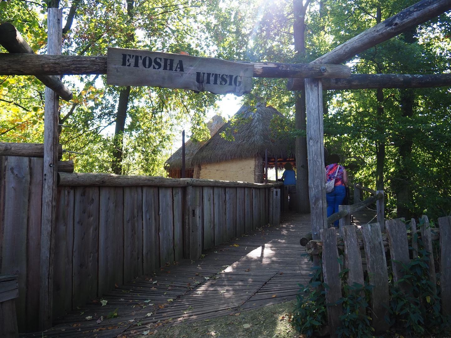 Access to Southern white rhinoceros - African wild dog viewing area (Oct 13th, 2018)
