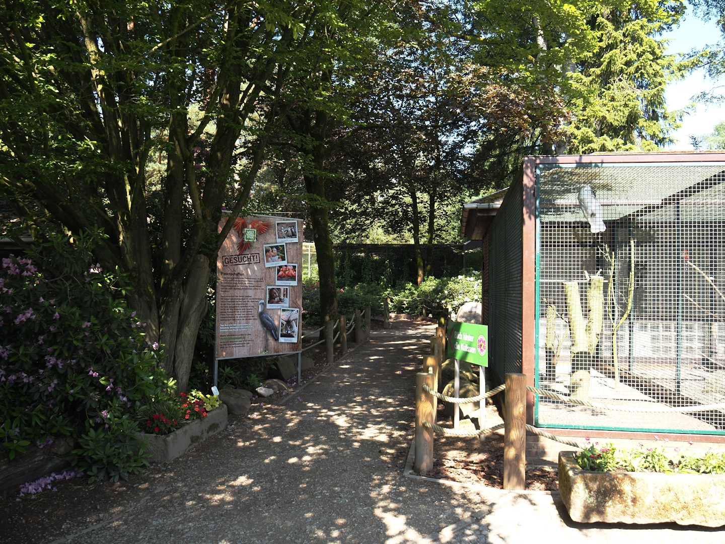 Access to the 'Blick hinter den Kulissen' area, 2024-05-23