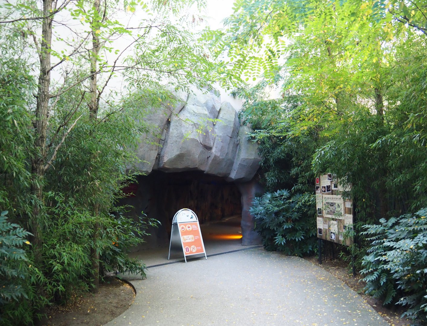 Access to the cave underneath the restaurant building, 2020-09-20
