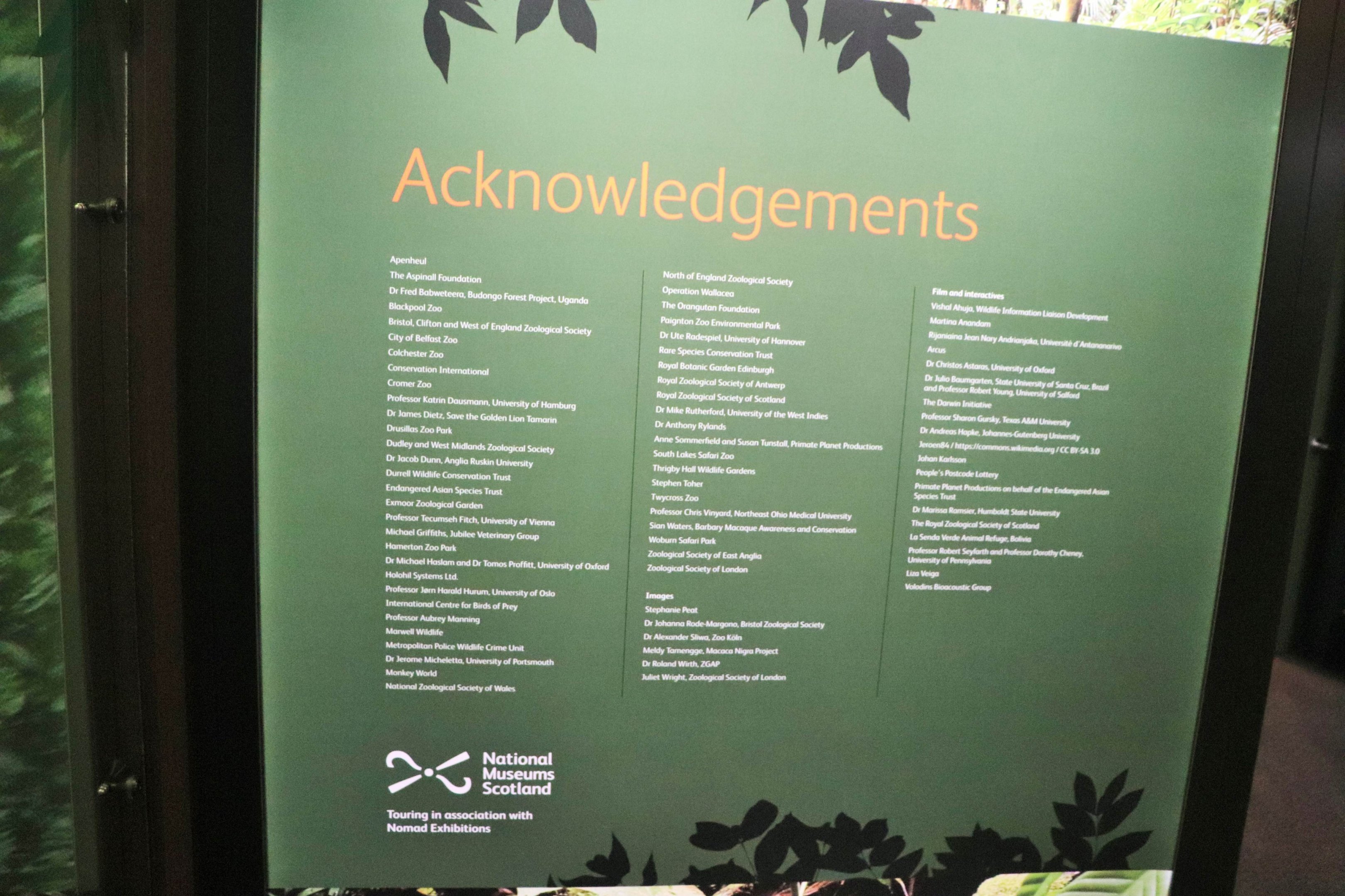 Acknowledgements