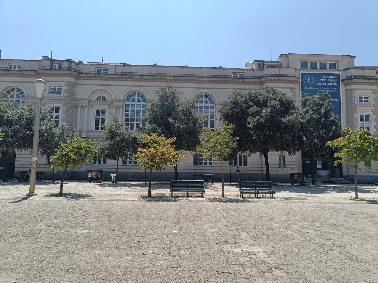 Acquario di Napoli - external view of Stazione Zoologica from Villa Communale
