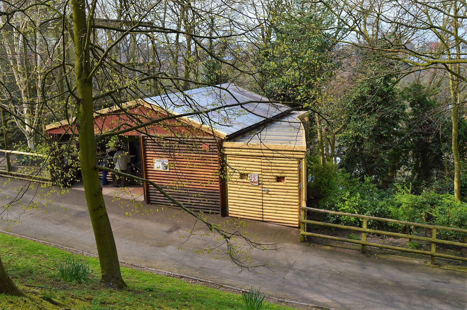 Addition to snow leopard dens.