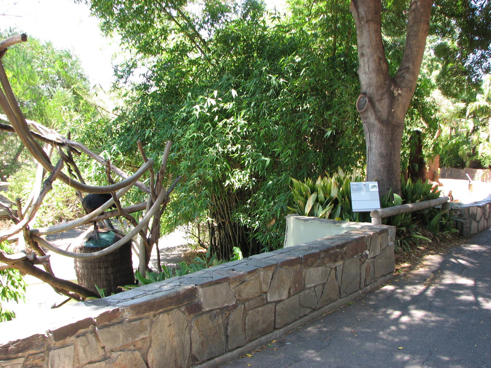 Adelaide Zoo 2008 - Small carnivore exhibits from above