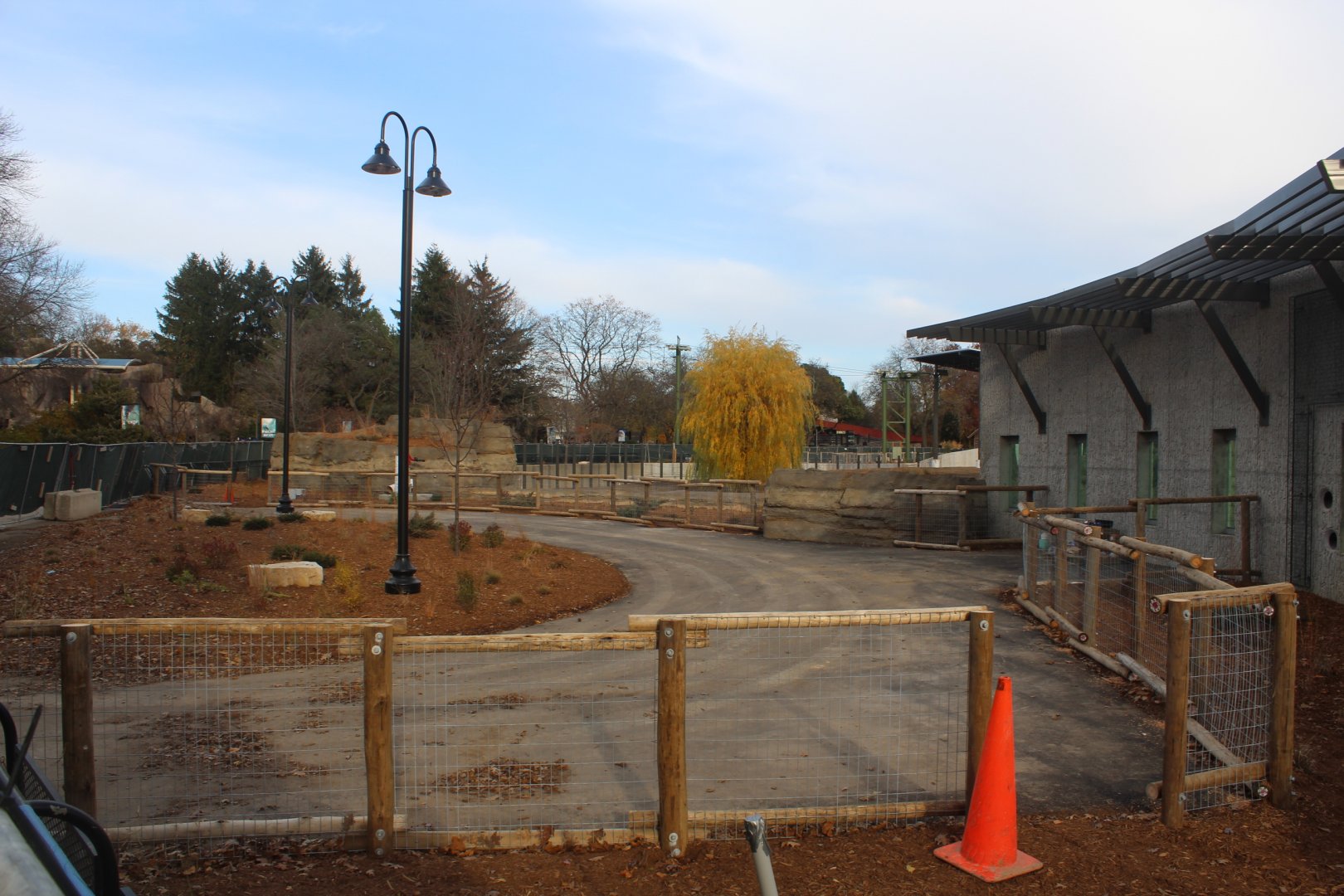 Adventure Africa Construction - African Elephant Exhibit: Watering Hole Overview
