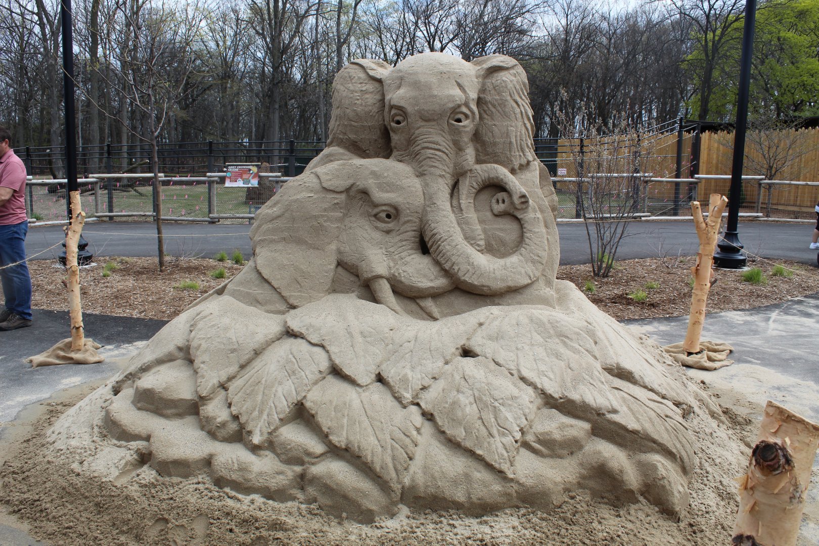 Adventure Africa - Elephant Sand Sculpture