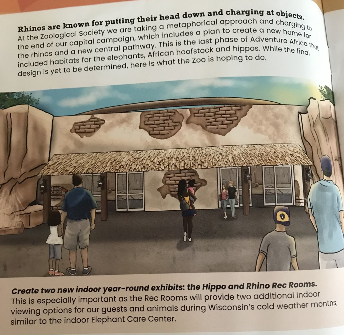 Adventure Africa Phase 3 Concept Art - Rhino and Hippo Barn Entrance