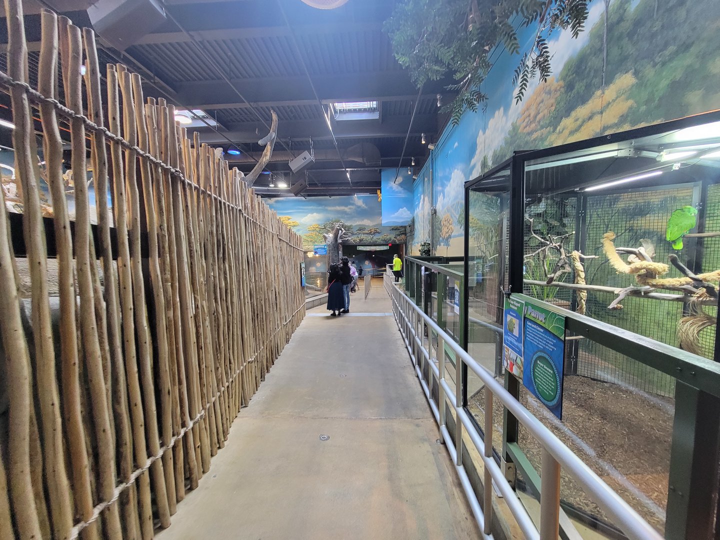 Adventure Aquarium - Path in hippo room