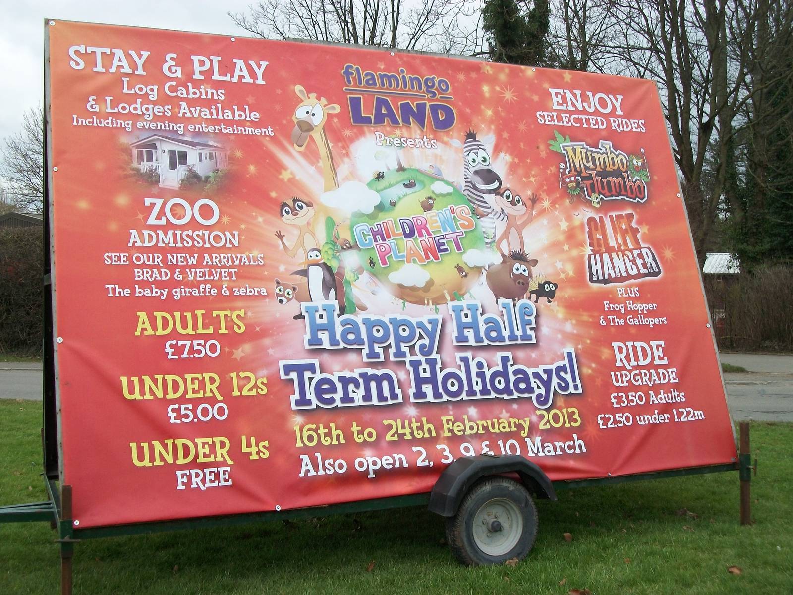 Advertisement board 22nd February 2013