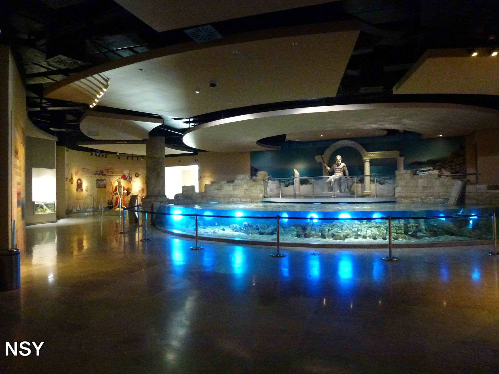 Aegean sea hall, June 2013.