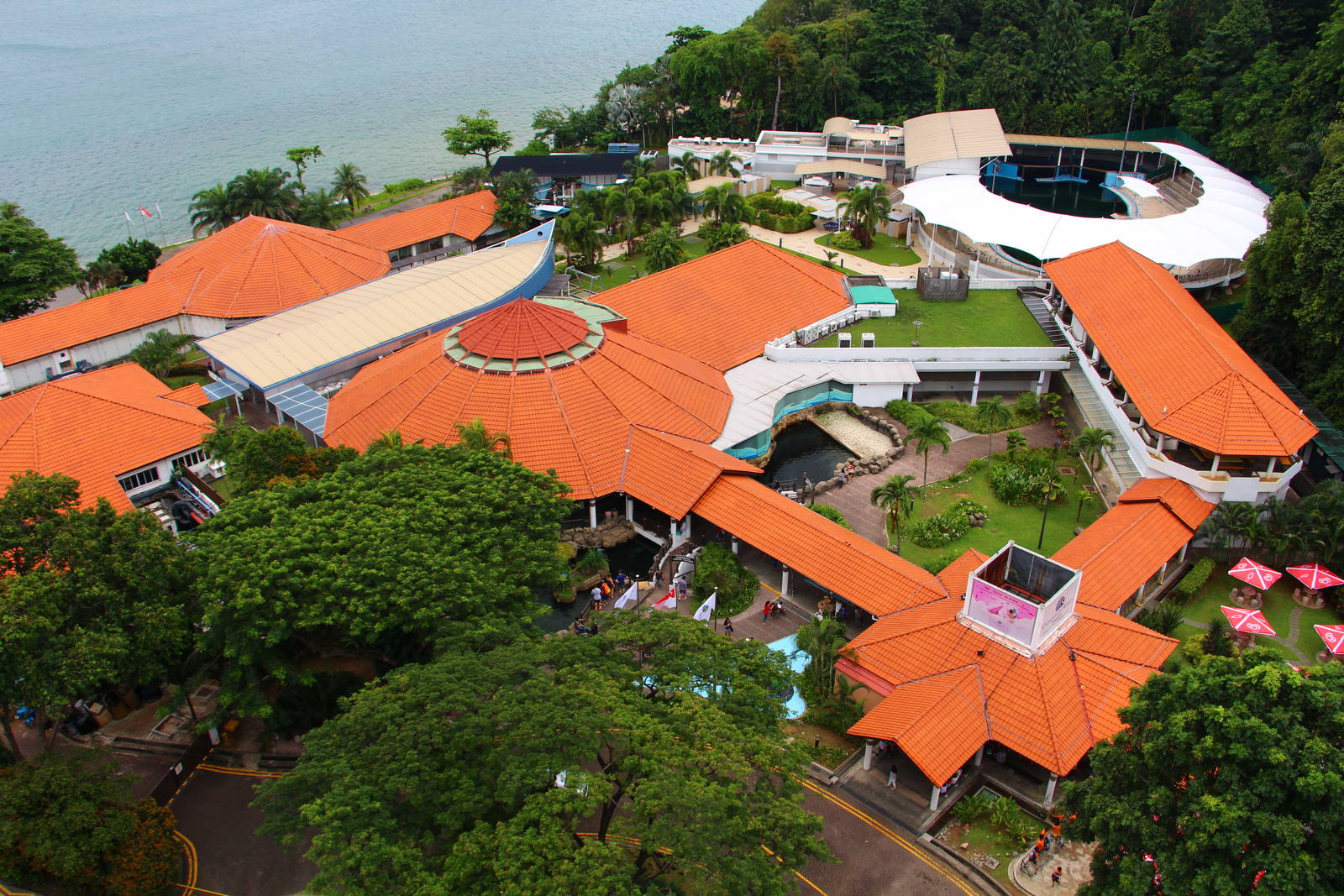 Aerial view of Underwater World