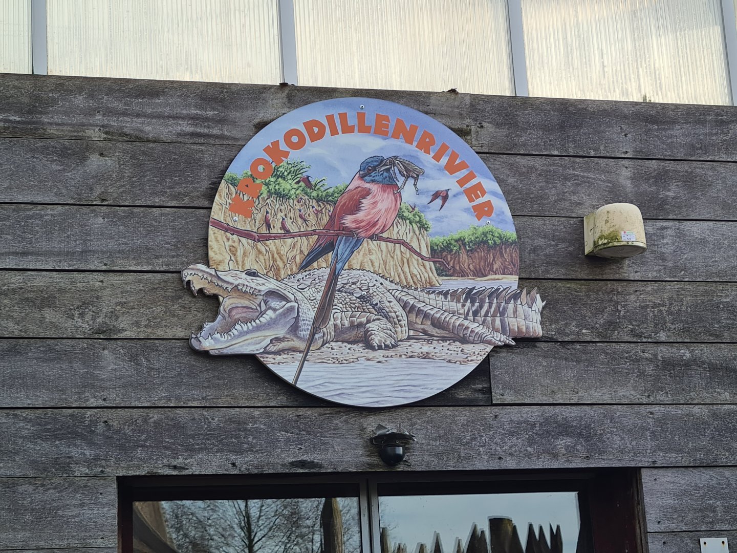 Africa - Crocodile river sign