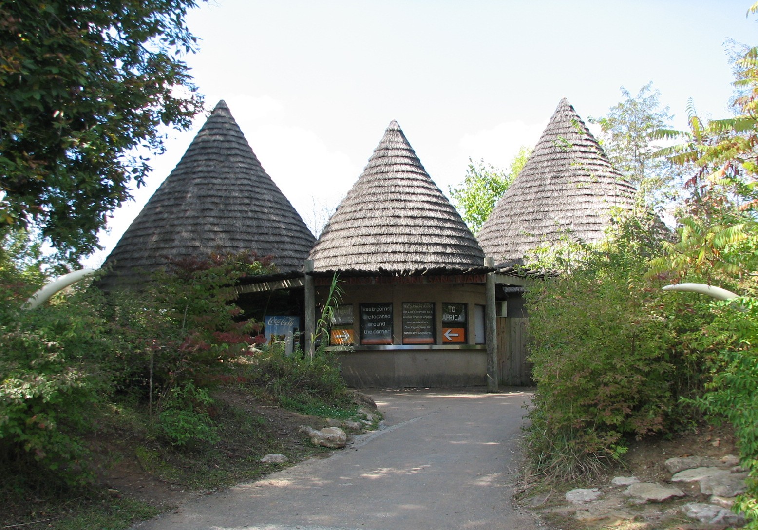 Africa - Elephant Exhibit Entry Building