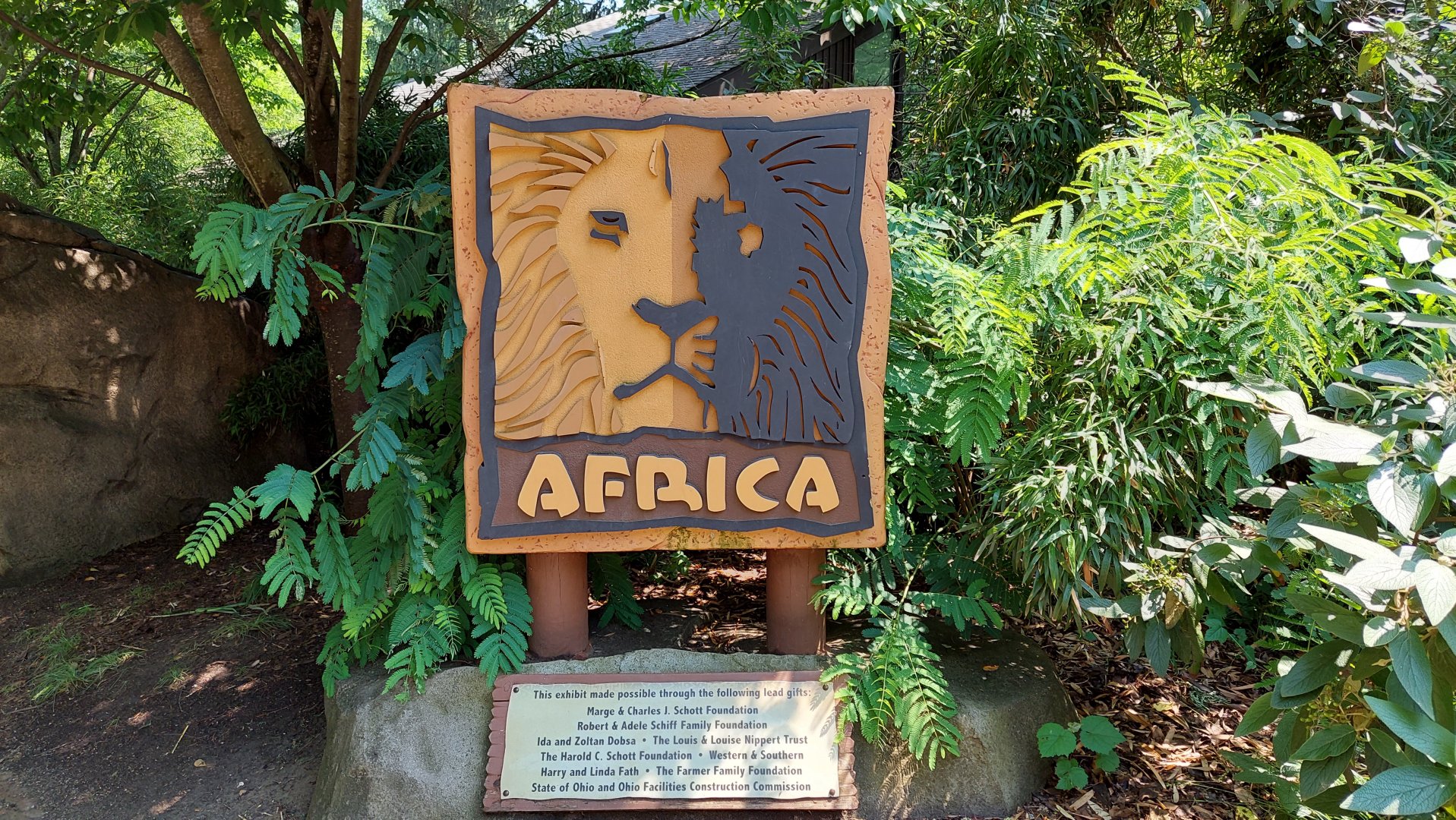 Africa Enterence Sign