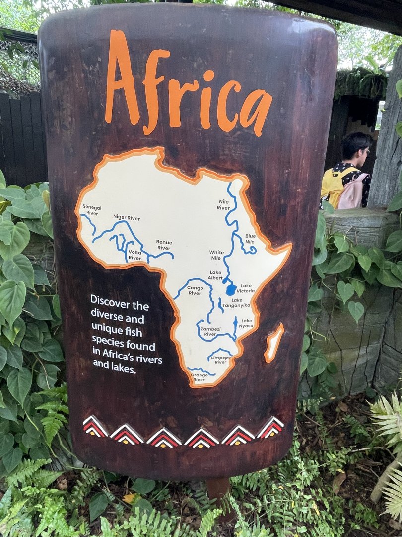 Africa entrance sign