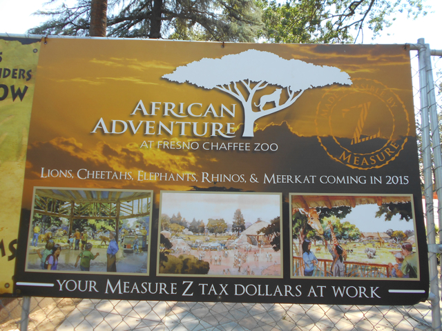 Africa exhibit construction