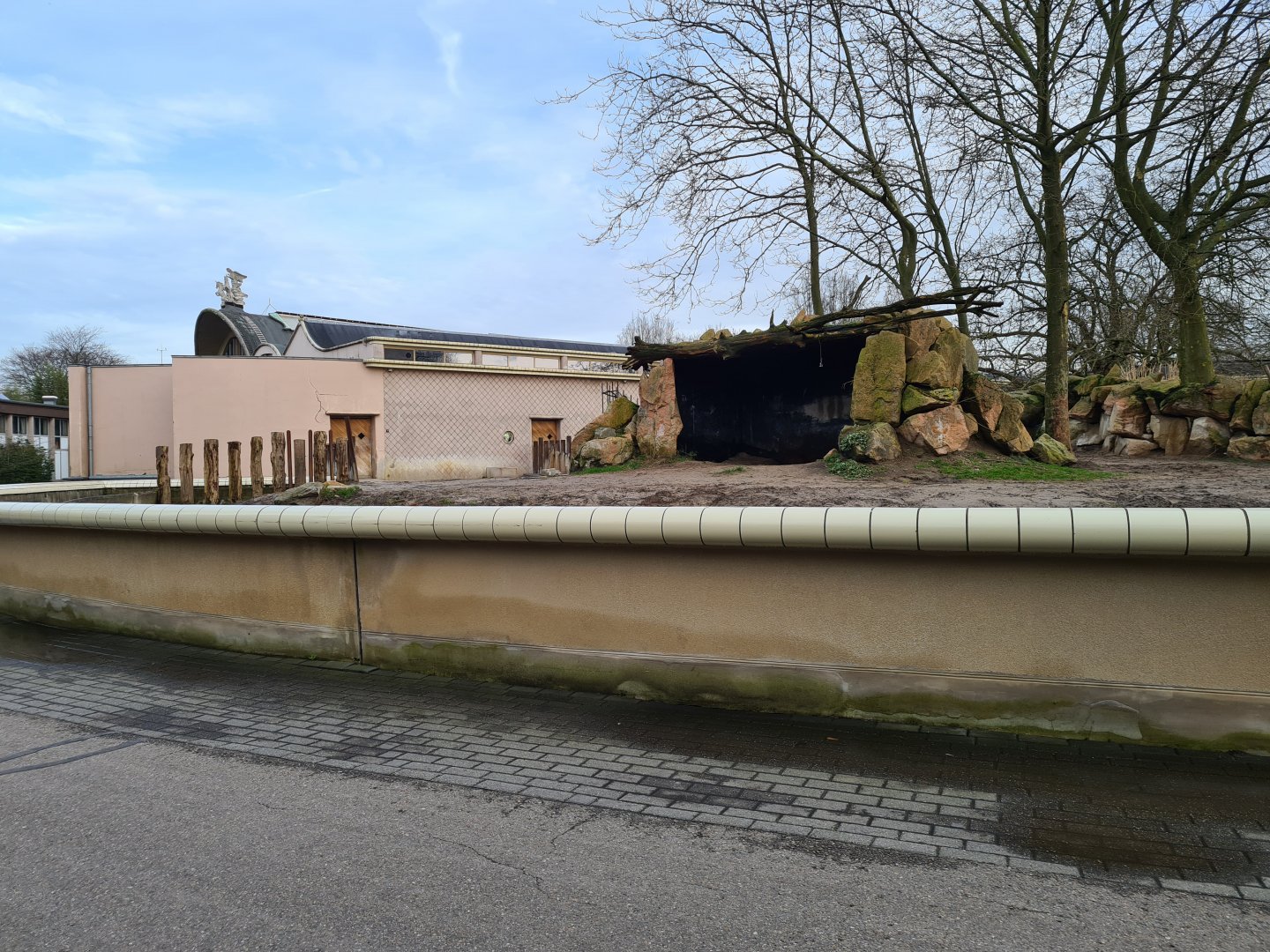 Africa - First Eastern Black rhinoceros enclosure
