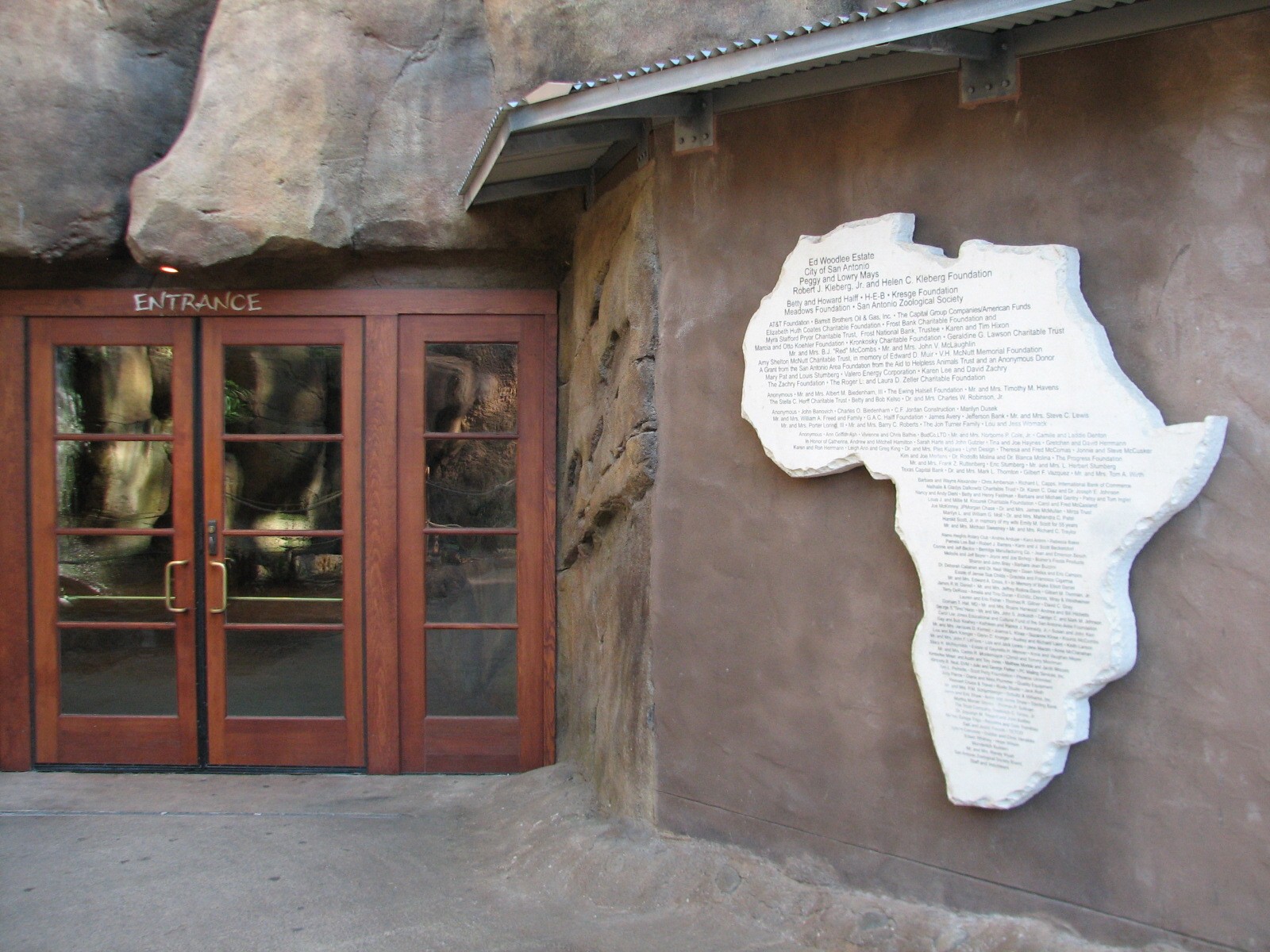 Africa Live - Exhibit Building Entrance