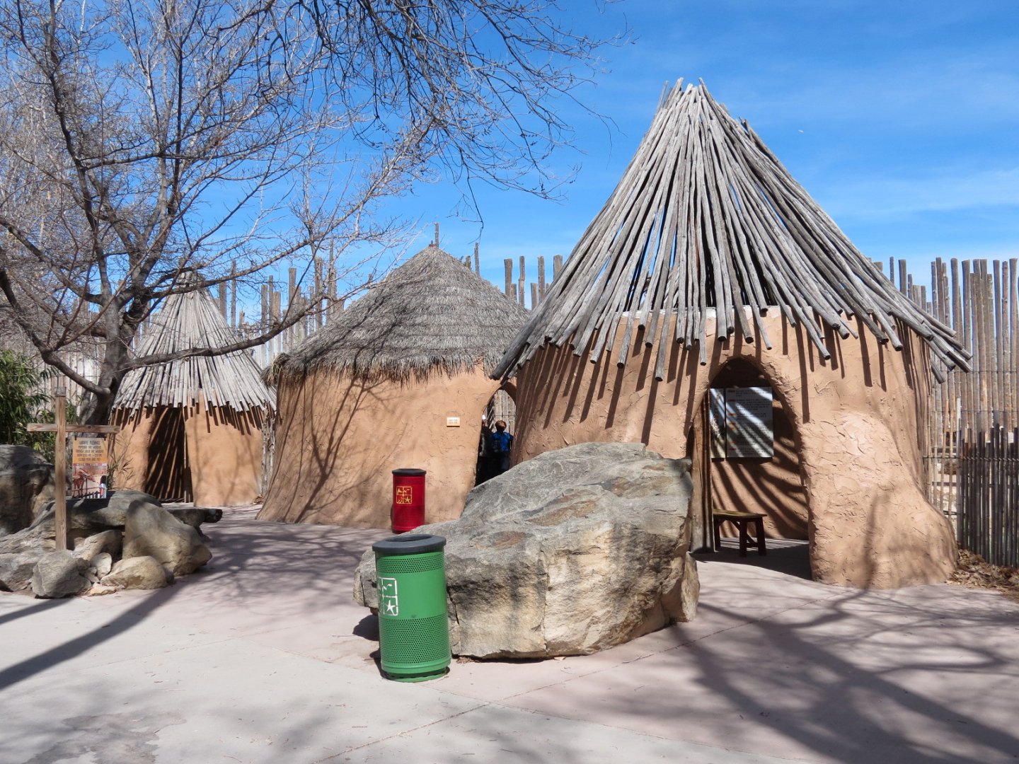 Africa - Reticulated Giraffe Exhibit Viewing Area