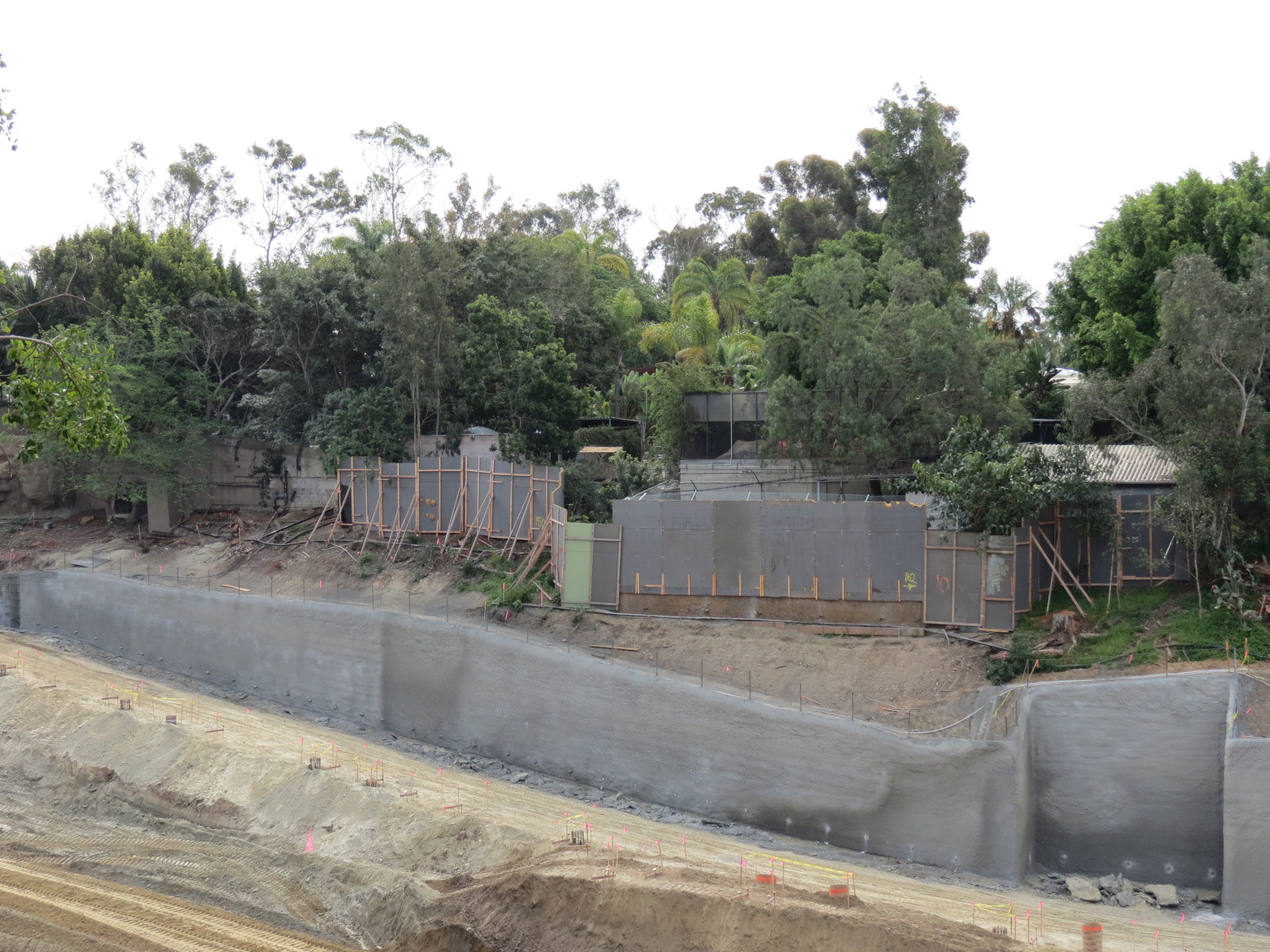 Africa Rocks Construction - View of the back of Urban Jungle from Sabertoot