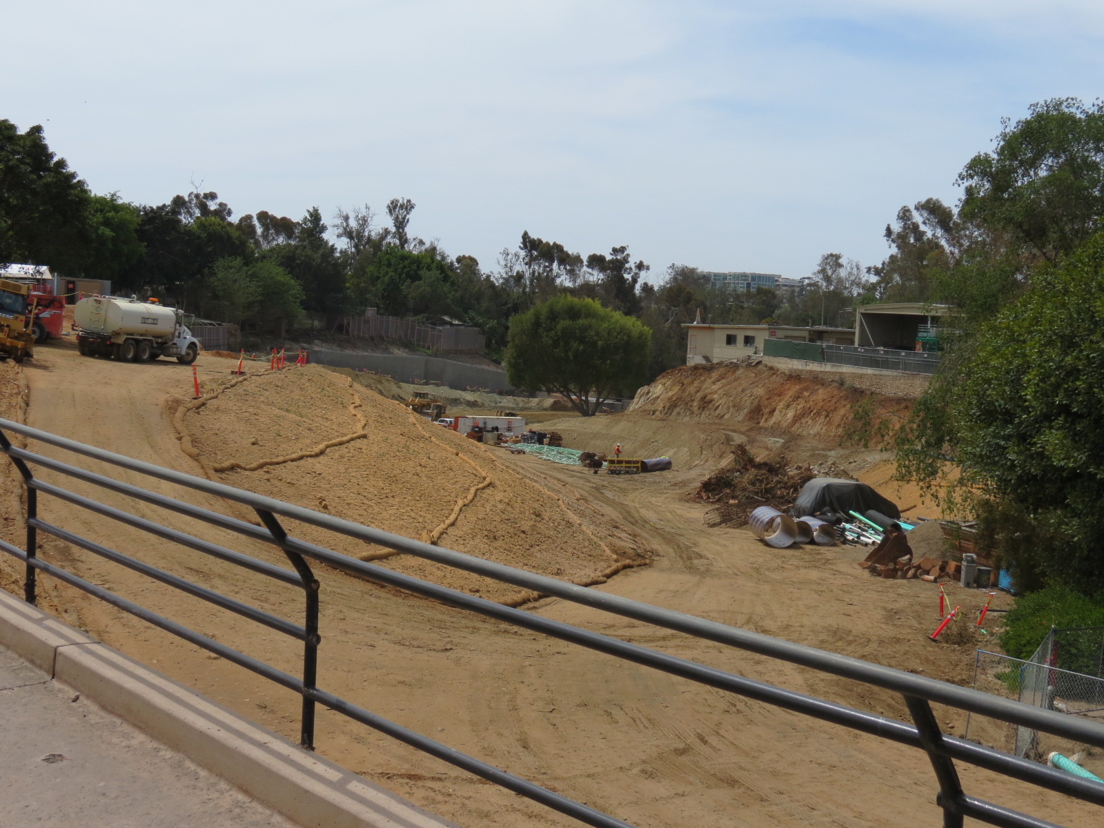 Africa Rocks Construction - View of Upper Canyon Construction Entrance