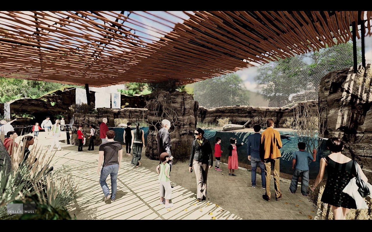 Africa Rocks Dwarf Crocodile Exhibit Concept