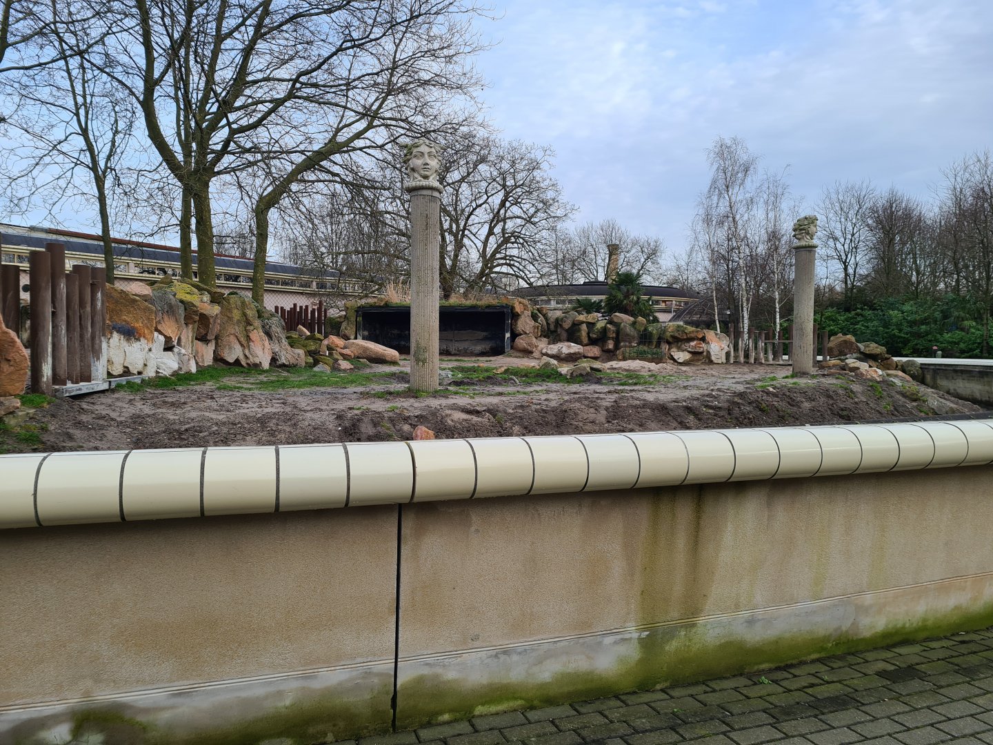 Africa - Second Eastern Black rhinoceros enclosure