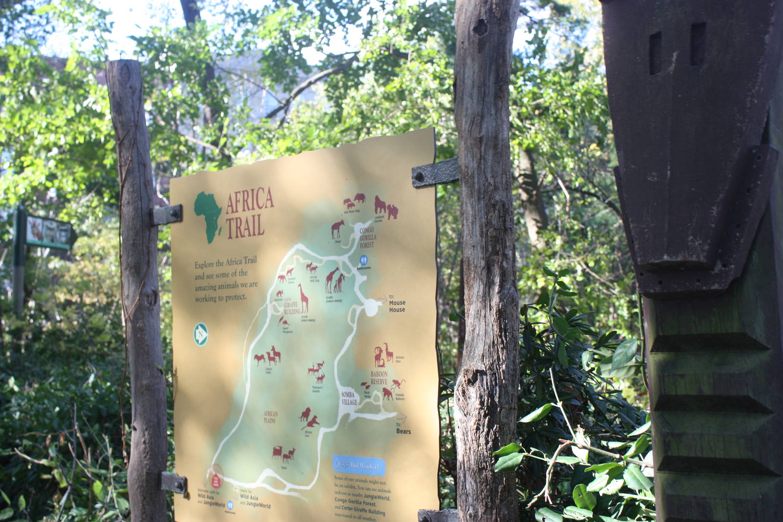 Africa Trail Sign
