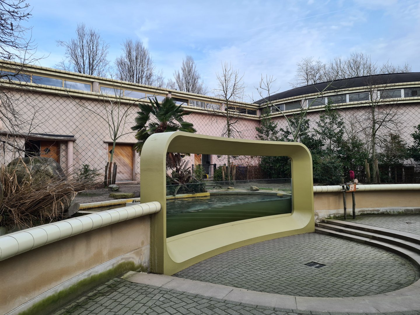 Africa - Western Pygmy hippopotamus enclosure
