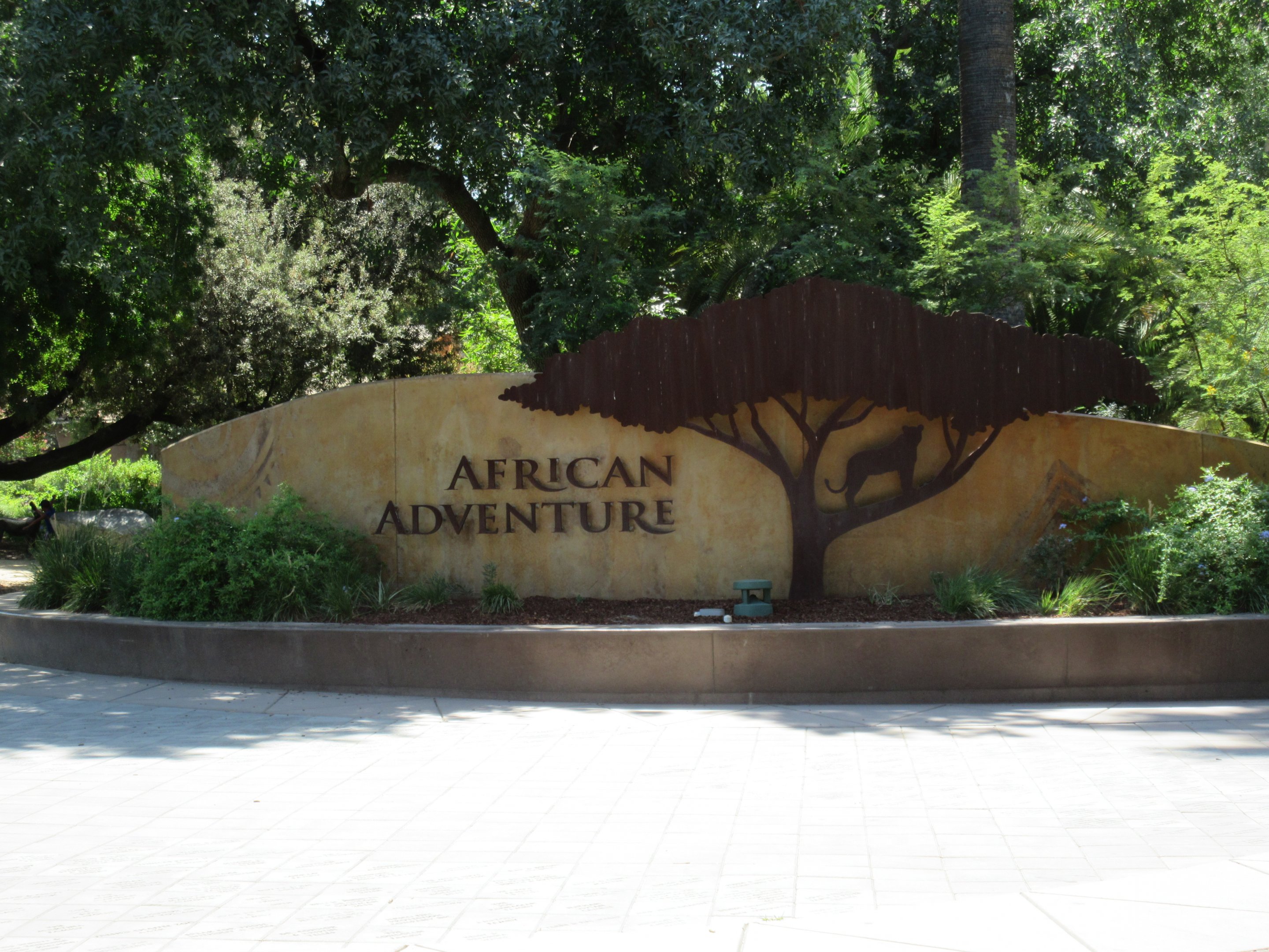 African Adventure - Entrance Sign