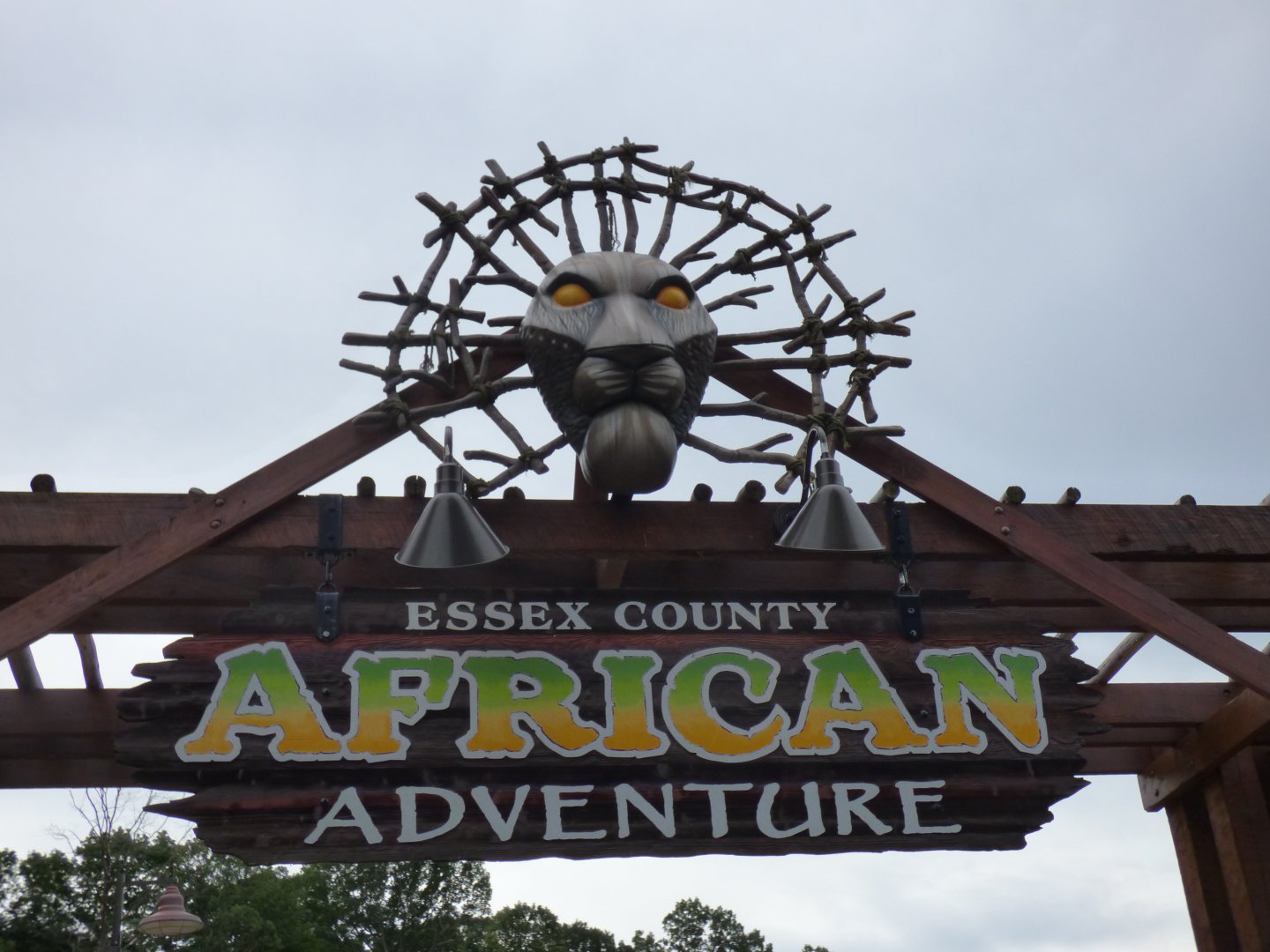 African Adventure Entrance Sign