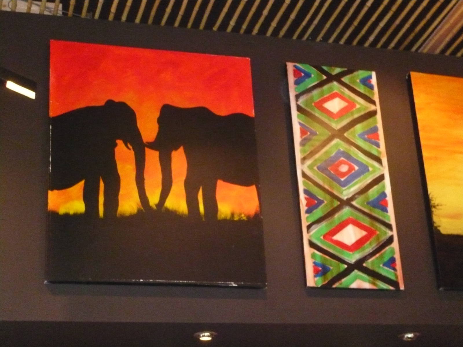 African Artwork - Cafe Bembe 16th July 2011