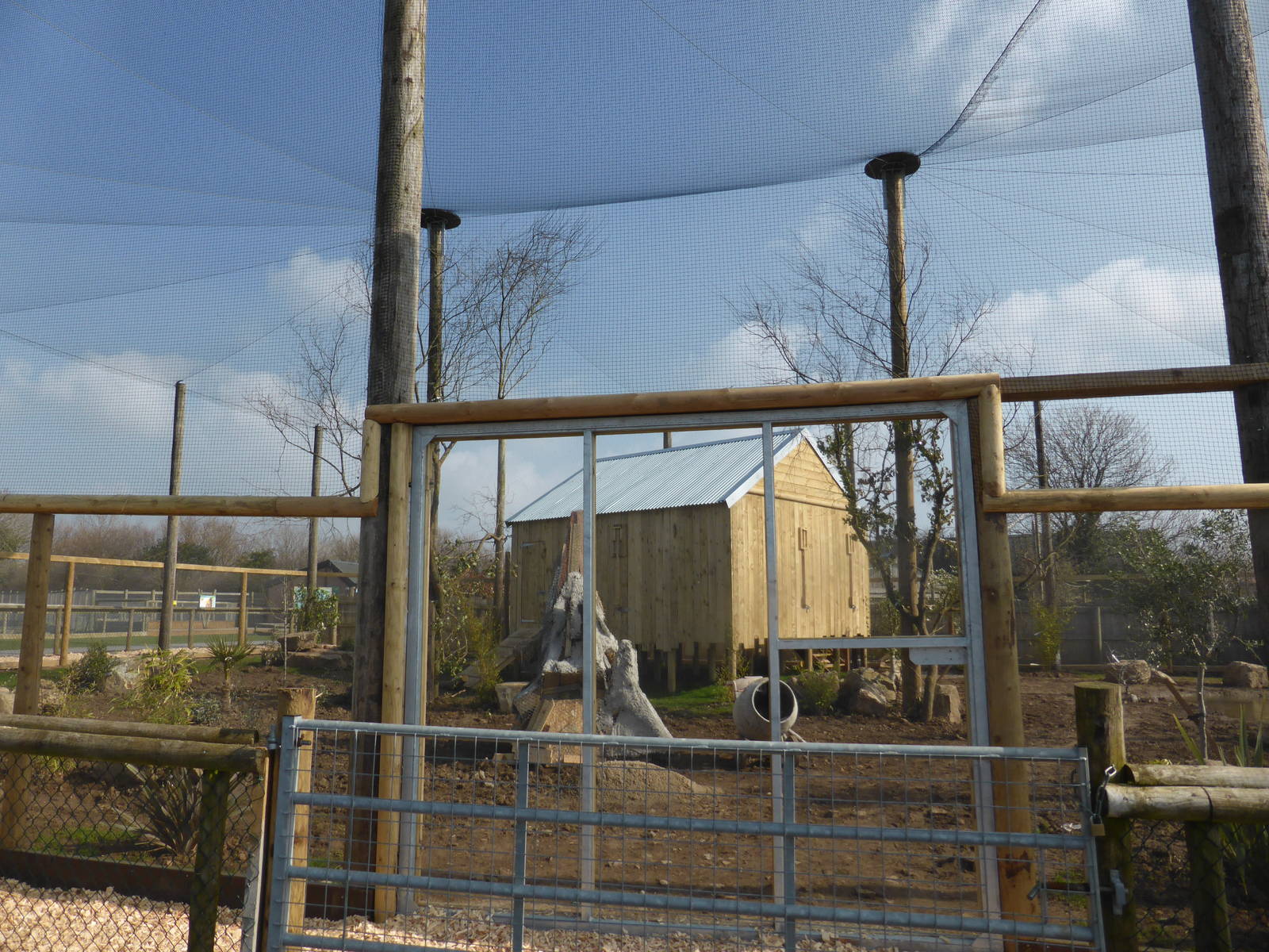 African Birds Aviary almost ready for inhabitants .