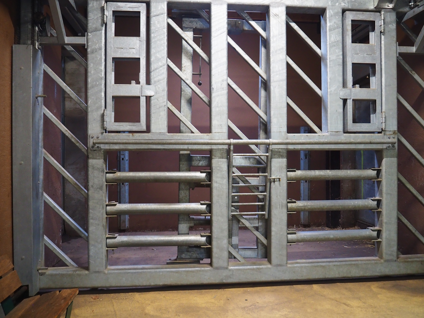 African bush elephant corridor and training wall, 2023-08-17