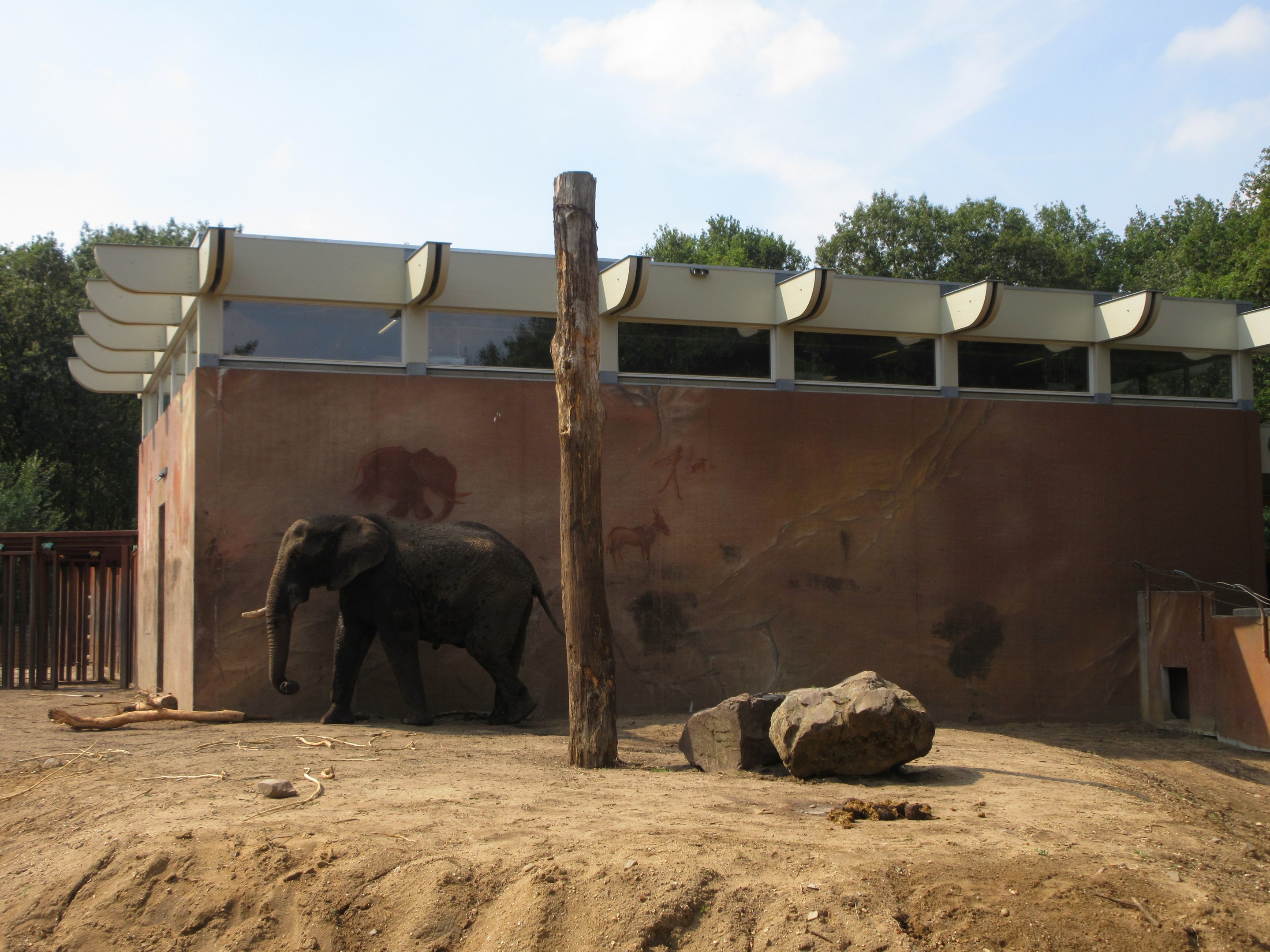 African Elephant Exhibit - Barn