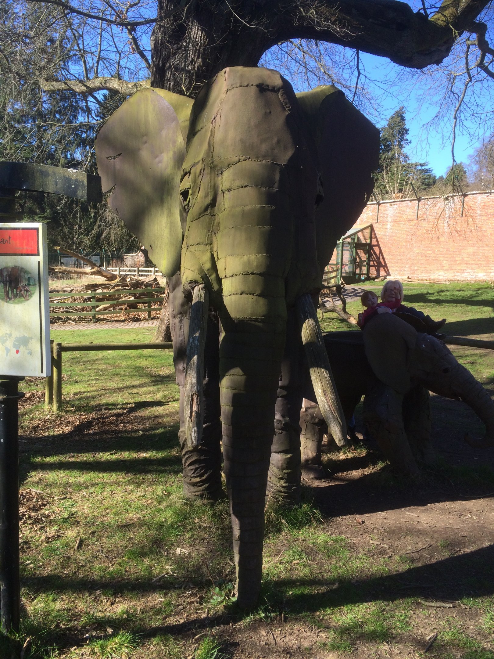 African elephant statue